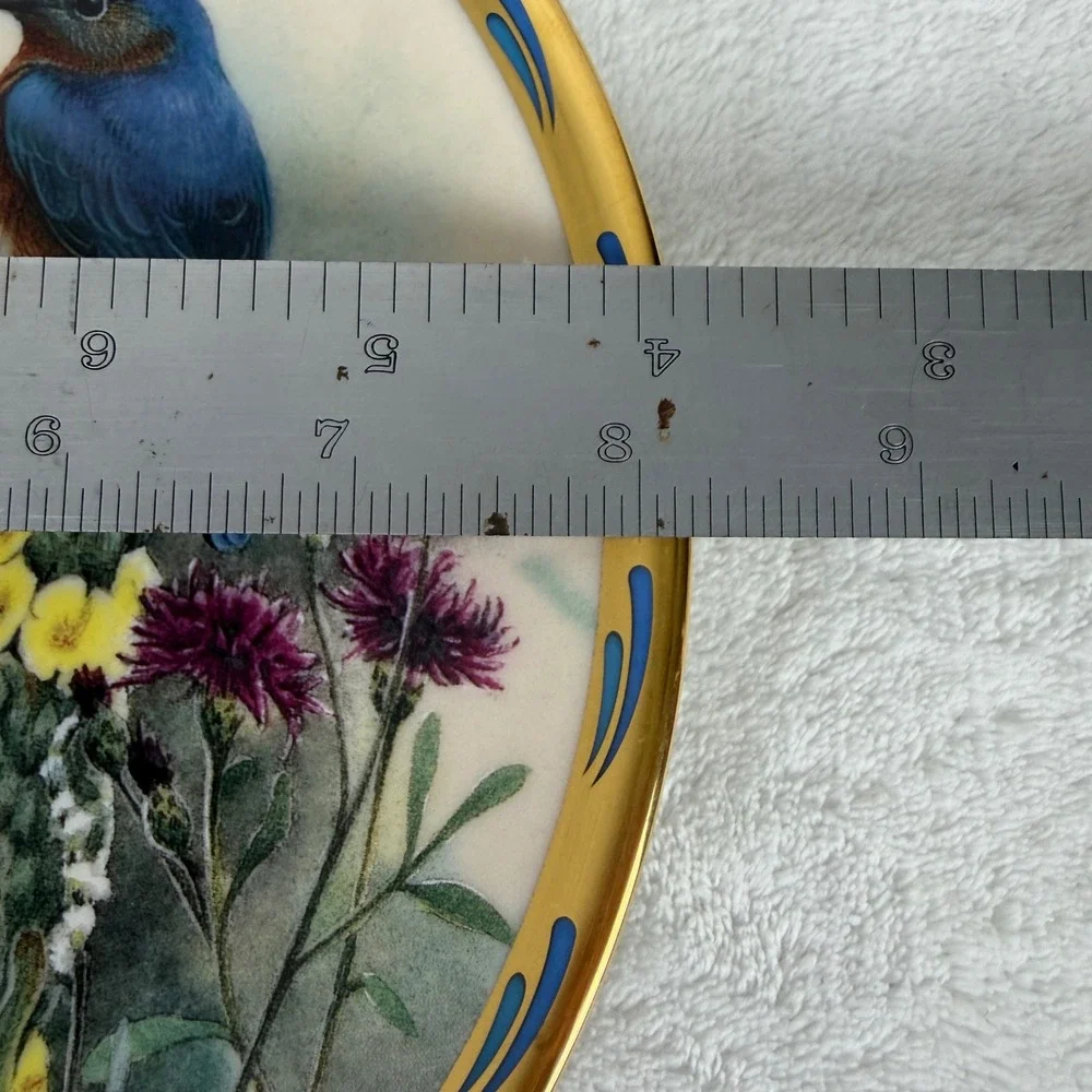 Lenox Summer Interlude Catherine McClung Natures Collage Bluebird Plate 1992
